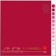 Seidentuch-Tanztuch Ponge 05, Crimson Himbeere