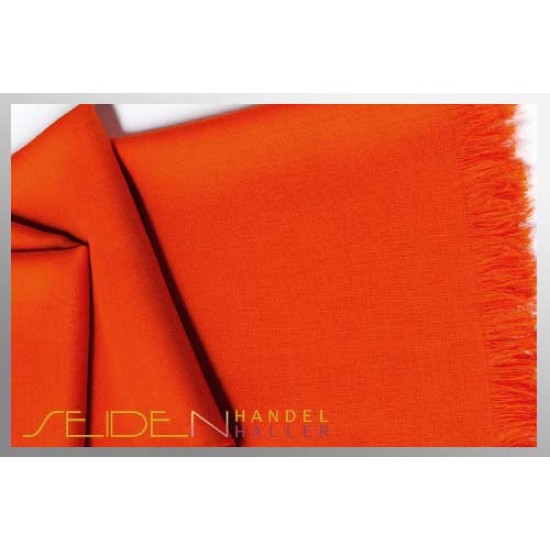 Merino-Schal BIO-Etamine de laine, Festive Orange