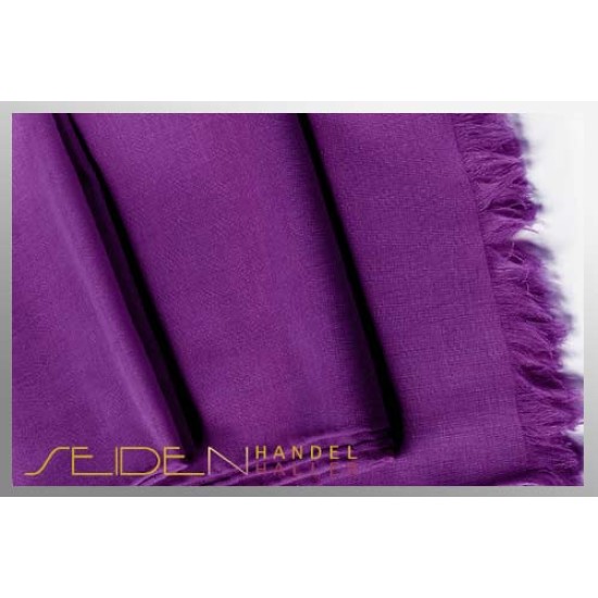 Merino-Schal BIO-Etamine de laine, Wild Purple Flower