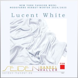 Strickschlauch Singlejersey, 120g/m, 3m-Coupon, Trendfarbe Lucent White