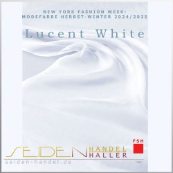Seidenstoff Chiffon 4.5, 90 cm, in Trendfarbe Lucent White