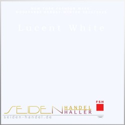 Seidentuch Luxus Ponge 4.2, Format: 90 x 90cm, Lucent White