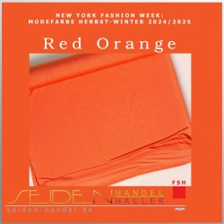 Strickschlauch Singlejersey, 80g/m, 104cm, in Trendfarbe Red Orange