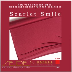 Strickschlauch Singlejersey, 80g/m, 104cm, in Trendfarbe Scarlet Smile