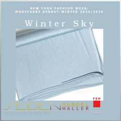 Strickschlauch Singlejersey, 80g/m, 104cm, in Trendfarbe Winter Sky