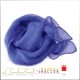 Seidentuch Chiffon 4.5, 75 x 75cm, in Blau