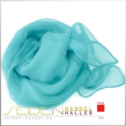 Seidentuch Chiffon 4.5, 90 x 90cm, Blau Seidentuch Chiffon 4.5, 90 x 90cm, Blau