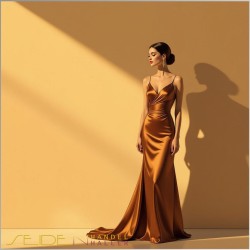 Seidenstoff Ponge 05, Bronze Brown, Fashioncolors 25/26 Seidenstoff Ponge 05, Bronze Brown, Fashioncolors 25/26