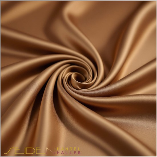 Seidenstoff Ponge 05, Bronze Brown, Fashioncolors 25/26 Seidenstoff Ponge 05, Bronze Brown, Fashioncolors 25/26