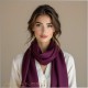 Seidenstoff Ponge 05, Damson, Fashioncolors 25/26 Seidenstoff Ponge 05, Damson, Fashioncolors 25/26