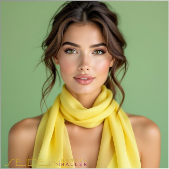 Seidenstoff Ponge 05, Lemon Grass, Fashioncolors 25/26 Seidenstoff Ponge 05, Lemon Grass, Fashioncolors 25/26