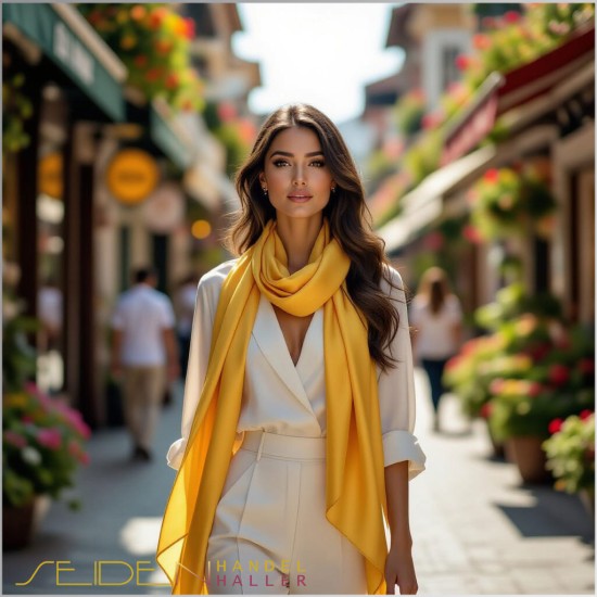 Seidenstoff Ponge 05, Lemon Grass, Fashioncolors 25/26 Seidenstoff Ponge 05, Lemon Grass, Fashioncolors 25/26
