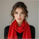Seidenstoff Ponge 05, Poppy Red, Fashioncolors 25/26 Seidenstoff Ponge 05, Poppy Red, Fashioncolors 25/26