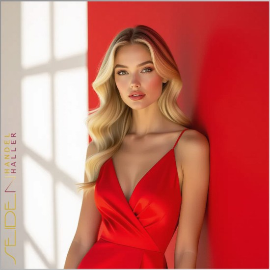 Seidenstoff Ponge 05, Poppy Red, Fashioncolors 25/26