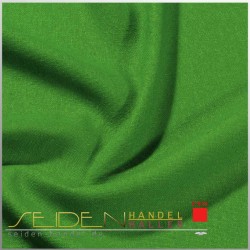 Seidenstoff Bourette 22, 112cm, grün