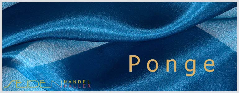Seidenstoff Ponge