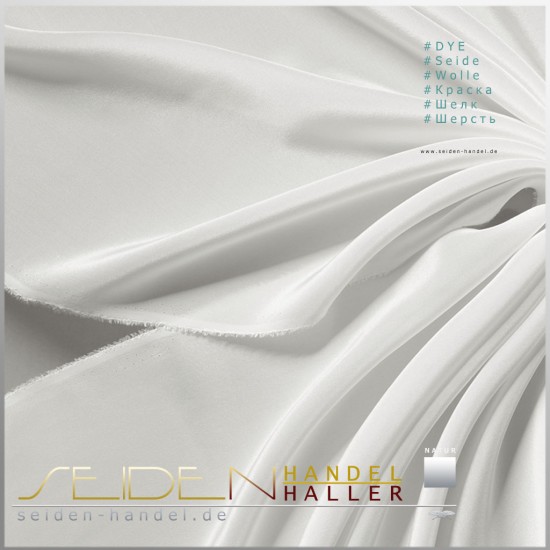 Stoffmuster Crepe de Chine 10, naturweiss Stoffmuster Crepe de Chine 10, naturweiss