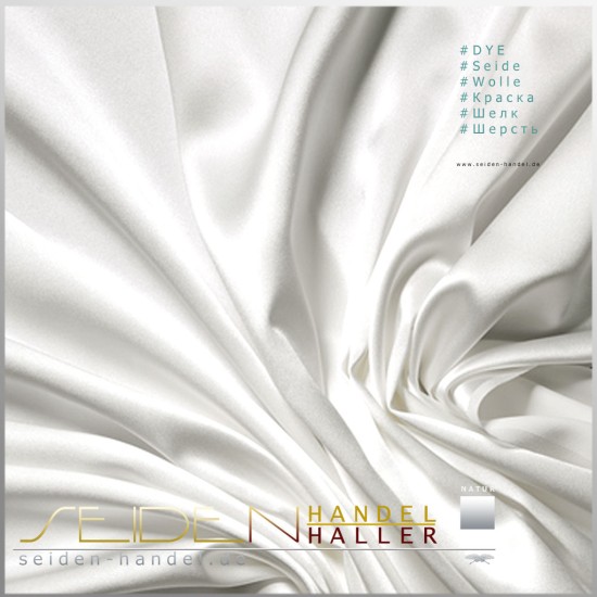 Stoffmuster Crepe Satin 30, naturweiss Stoffmuster Crepe Satin 30, naturweiss