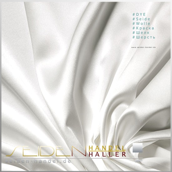 Stoffmuster Crepe Satin 30, naturweiss Stoffmuster Crepe Satin 30, naturweiss