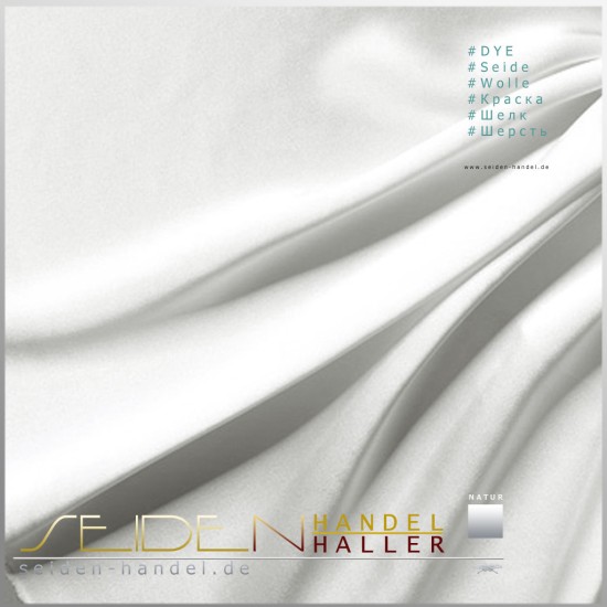 Stoffmuster Crepe Satin 16.5, naturweiss Stoffmuster Crepe Satin 16.5, naturweiss