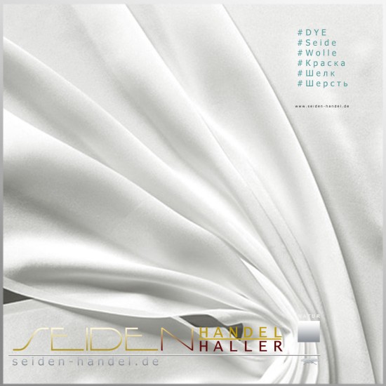 Stoffmuster Crepe Satin 16.5, naturweiss Stoffmuster Crepe Satin 16.5, naturweiss
