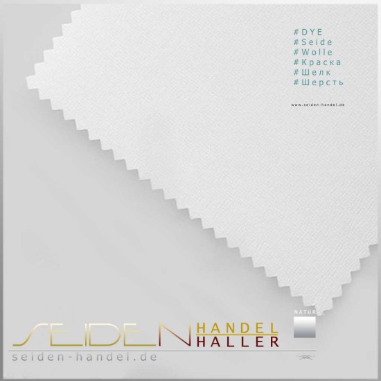 Stoffmuster Crepe Satin 12.5, naturweiss Stoffmuster Crepe Satin 12.5, naturweiss