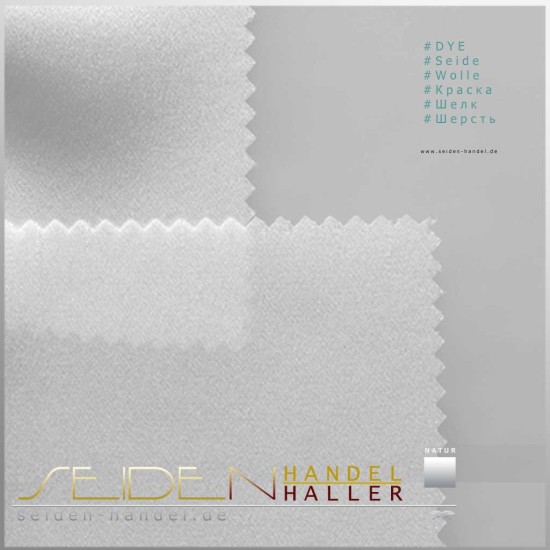 Stoffmuster Crepe Satin 19, naturweiss Stoffmuster Crepe Satin 19, naturweiss