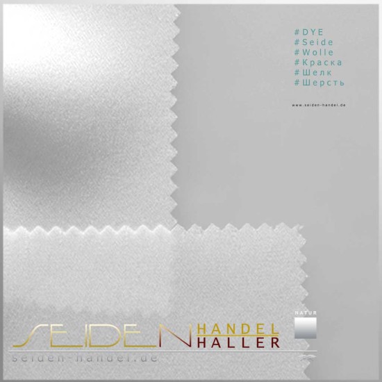 Stoffmuster Crepe Satin 19, naturweiss Stoffmuster Crepe Satin 19, naturweiss
