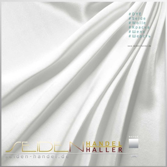 Stoffmuster Crepe Satin 19, naturweiss Stoffmuster Crepe Satin 19, naturweiss