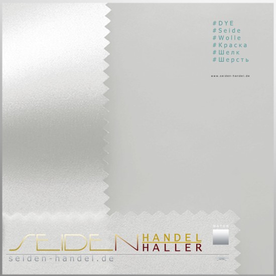 Stoffmuster Crepe Satin 09, naturweiss Stoffmuster Crepe Satin 09, naturweiss