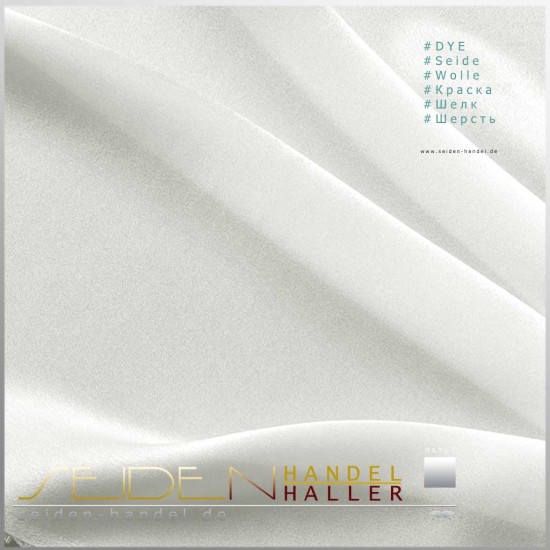 Stoffmuster Crepe Satin 09, naturweiss Stoffmuster Crepe Satin 09, naturweiss