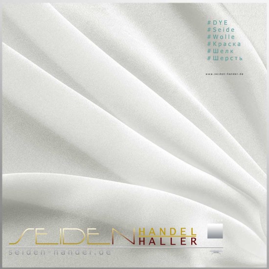 Stoffmuster Crepe Satin 09, naturweiss Stoffmuster Crepe Satin 09, naturweiss