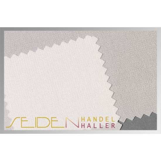 Stoffmuster Crepe de Chine 10, naturweiss