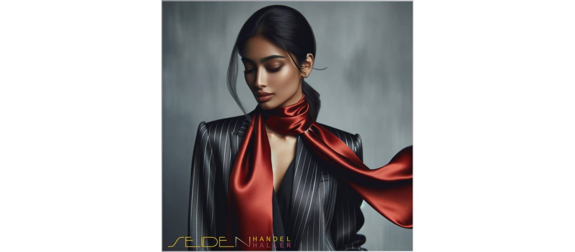 Seidenschals und Business-Anzüge: Eine Kombination, die Wunder wirkt