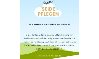 Flecken aus Seide entfernen: Hilfe bei Wein, Fett & Deo | Haller