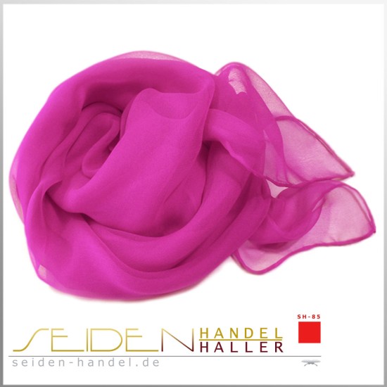 Seidentuch Chiffon 4.5, 90 x 90cm, in rot