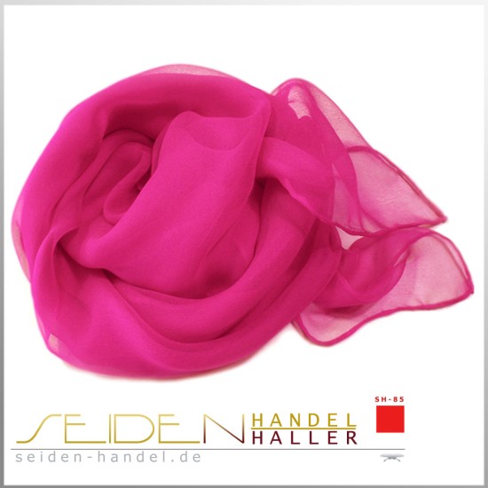 Seidentuch Chiffon 4.5, 90 x 90cm, in rot