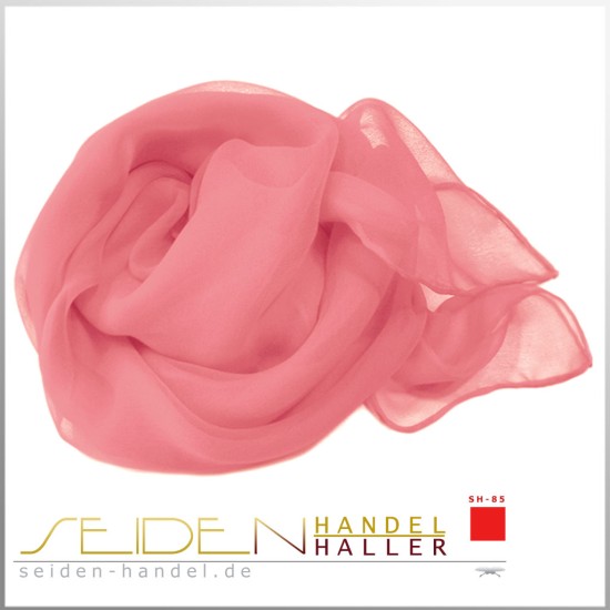 Seidentuch Chiffon 4.5, 90 x 90cm, in rot