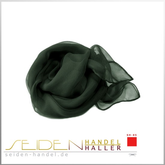 Seidentuch Chiffon 4.5, 45 x 45cm, schwarz Seidentuch Chiffon 4.5, 45 x 45cm, schwarz