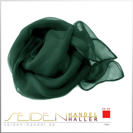 Seidentuch Chiffon 4.5, 75 x 75cm, schwarz