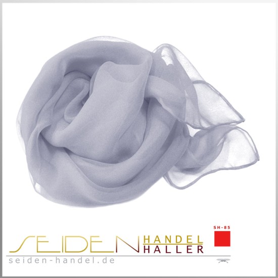 Seidentuch Chiffon 4.5, 75 x 75cm, schwarz