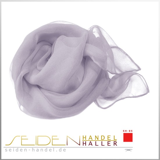 Seidentuch Chiffon 4.5, 75 x 75cm, schwarz