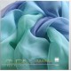 Seidenschal Chiffon 4.5, 90 x 230cm, Bluet, mehrfarbig