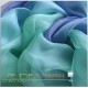 Seidenschal Chiffon 4.5, 90 x 230cm, Bluet, mehrfarbig