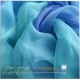 Seidenschal Chiffon 4.5, 90 x 230cm, Bluet, mehrfarbig