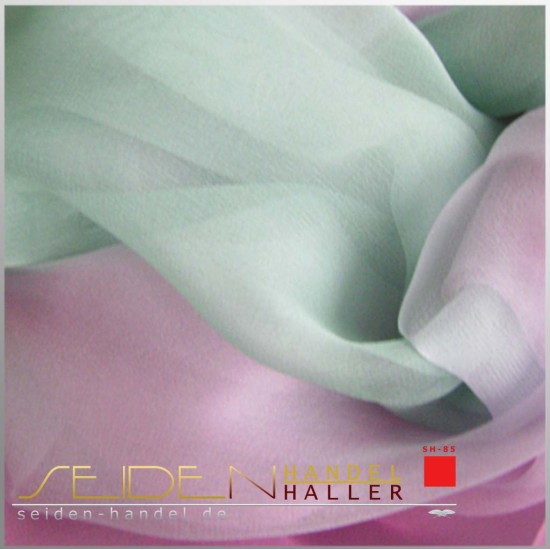 Seidenschal Chiffon 4.5, 90 x 230cm, mehrfarbig