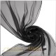 Seidenschal Chiffon 3.5, 55 x 230cm, schwarz