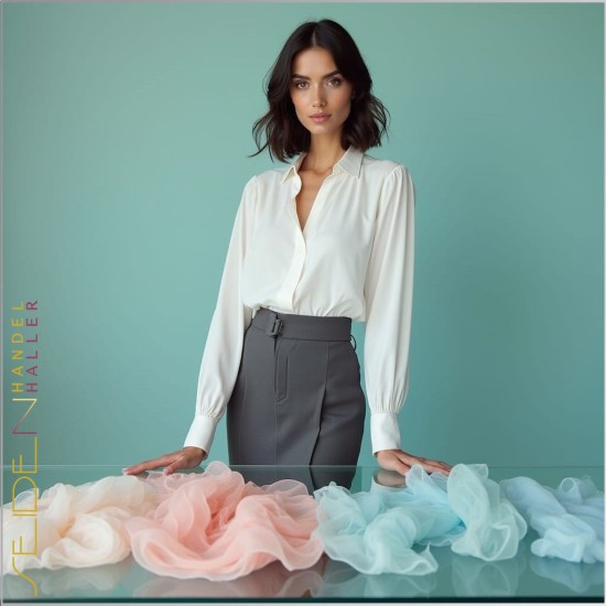 Seidentuch Chiffon 3.5, 110 x 110cm, 935 Farben