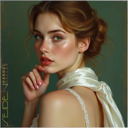 Seidenschal Crepe de Chine 14, 68 x 200cm, naturweiss