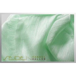 Fransenschal Linen Silk 10, 45 x 180cm, Joey-Green
